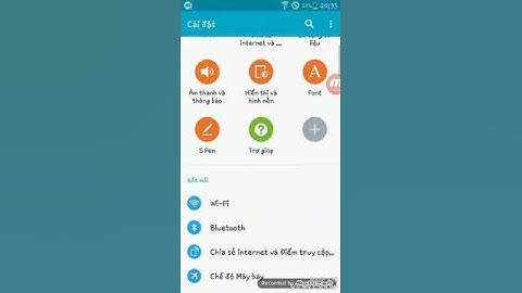 Cách thay đổi font trong điện thoại android