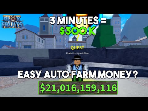 The FASTEST Way To Get Money In Blox Fruits! ( Unlimited Money Trick! )