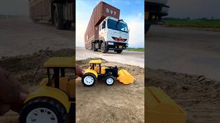 Remote Control JCB and Dumper Truck Unboxing and Testing Short Video ||