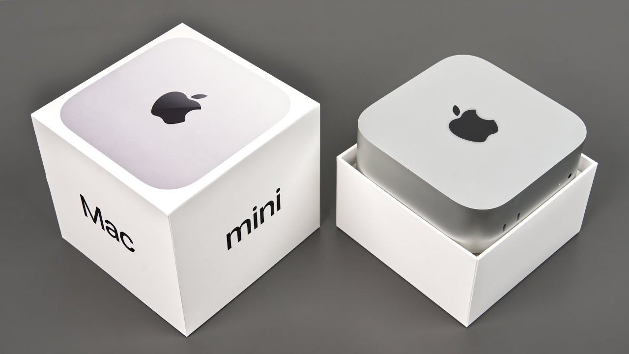 Mac mini 2024 mit M4 & M4 Pro - Unboxing, erster Test & erster Eindruck ...