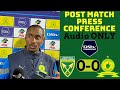 Golden Arrows 0-0 Mamelodi Sundowns | Coach Rhulani Mokwena’s post match presser| Audio ONLY!