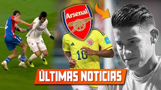 BOMBAZO! JOYA COLOMBIANA x ARSENAL l DANIEL MUÑOZ JUGADOTA Vs CASEMIRO l JAMES FUERA de SAO PAULO