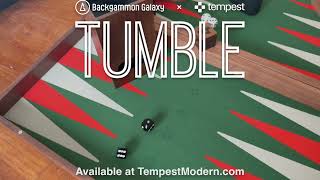 TUMBLE :: a deluxe baffle box designed byTempest in collaboration with Backgammon Galaxy.