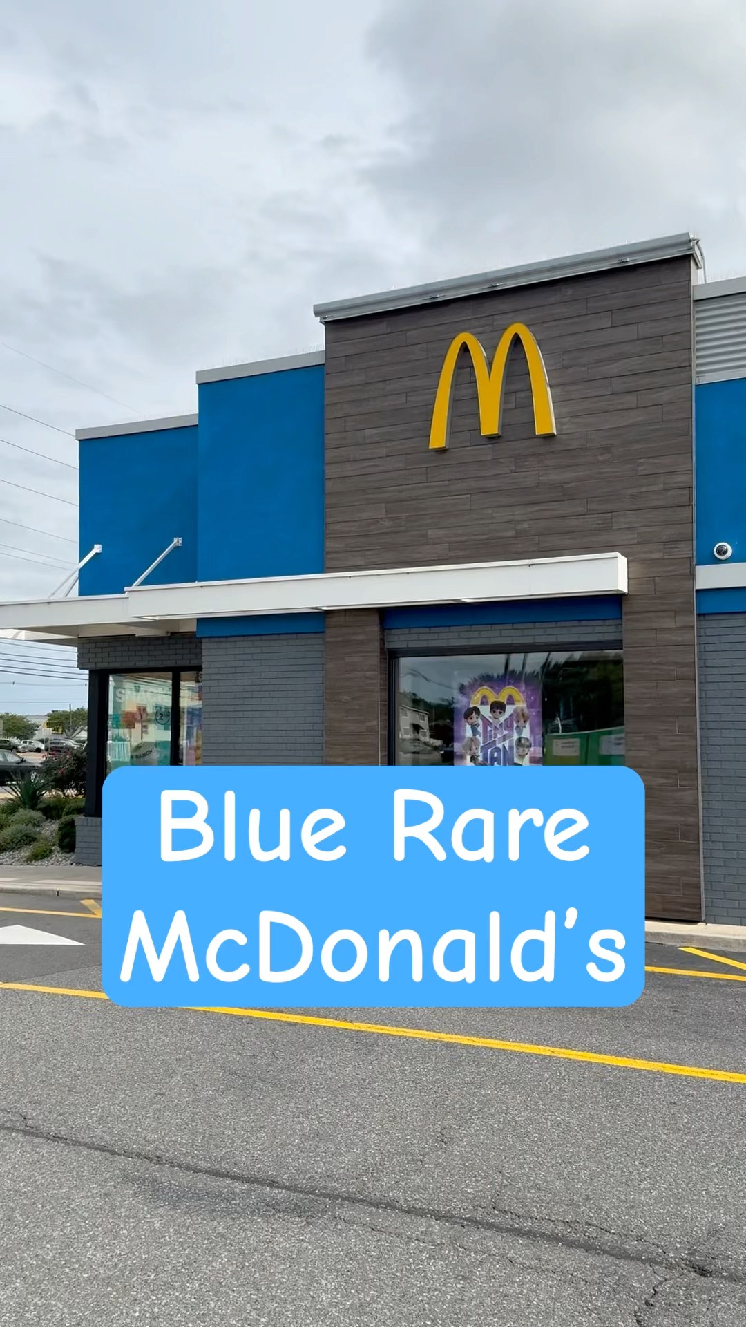 Unusual Blue McDonalds in Brick, NJ #Unusual #Weird #Bizarre #Odd