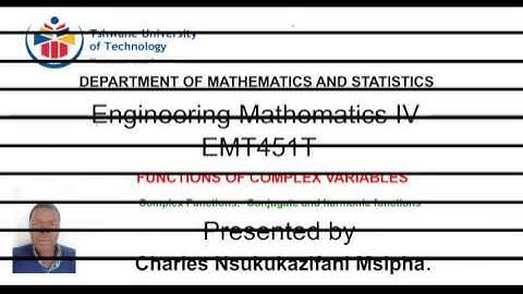 2.1.1 Complex Functions  conjugate and harmonic functions differentiation pracexercise 2