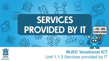 🎓 WJEC Vocational ICT – Unit 1.1.3: Services Provided by IT