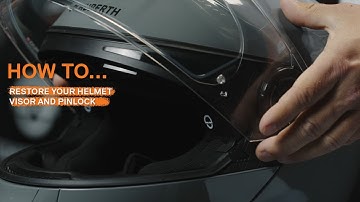SCHUBERTH TV | How to take care of your visor and Pinlock lens