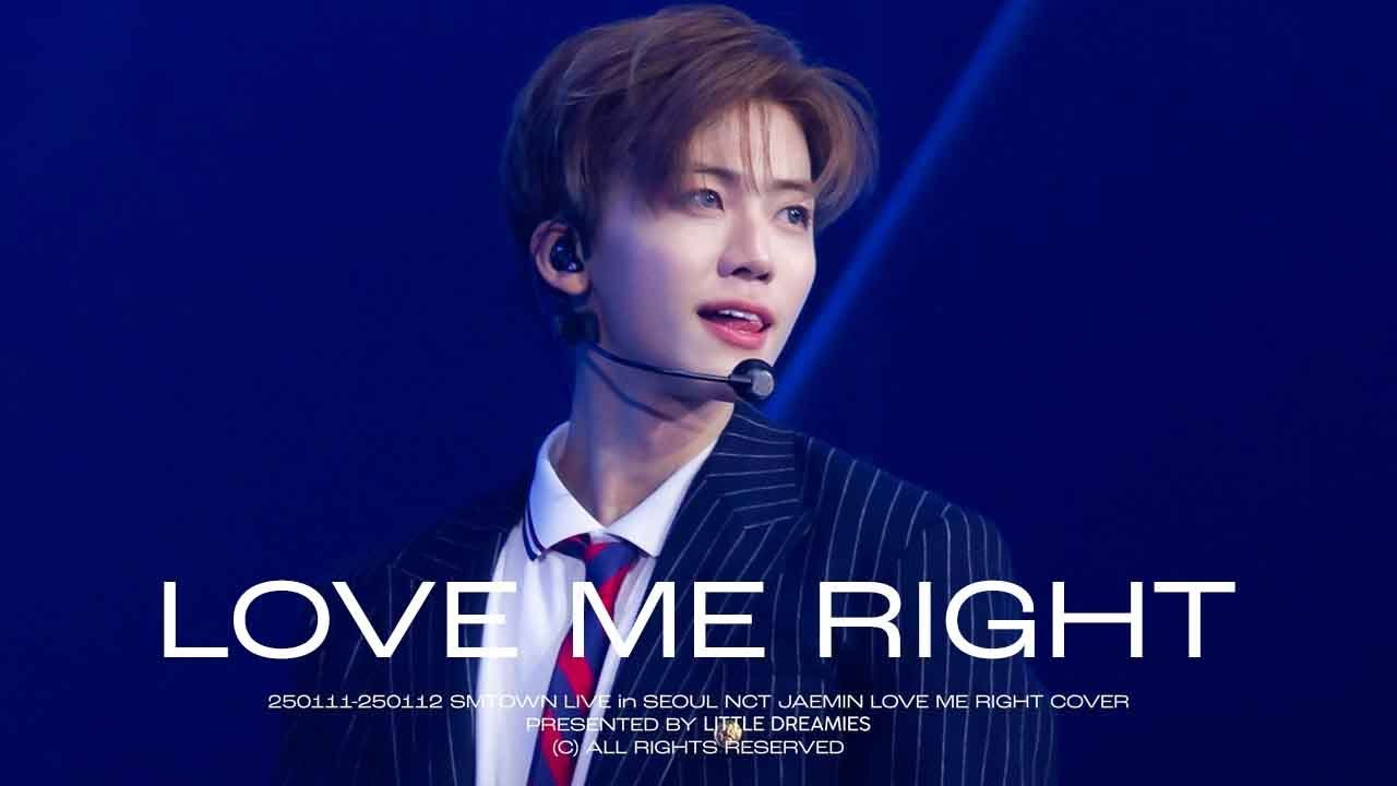 4K - 250111 250112 LOVE ME RIGHT (EXO) -  NCT DREAM COVER JAEMIN FOCUS FANCAM SMTOWN LIVE in SEOUL