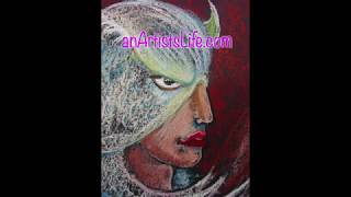 SHAMAN GODDESS ART PASTEL PORTRAITS www.KristenaWestArt.com