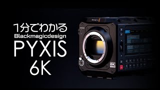 まじ⁉安くない？小型シネマカメラ発表！1分でわかる【BlackmagicDesign】Blackmagic PYXIS 6K