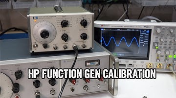 HP 3310A vintage function generator full calibration