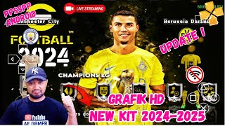 EA SPORTS FC 24 ISO V7 PES PPSSPP New Update Real Faces Best Graphics HD Kits And Latest Transfer
