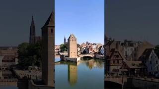 Beautiful city of Strasbourg. Petite France area. Old Town.
