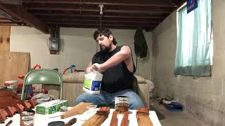 Klean Strip Odorless Mineral Spirits And Polyurethane Test Board