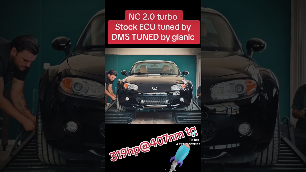 2.0 NC MAZDA TURBO ecu tuned by DMS TUNED by gianic  319hp@407nm tq