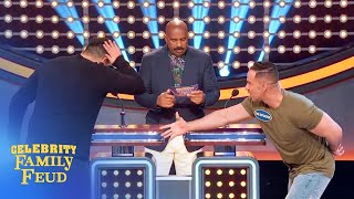 Frankie Creates A Situation At The Podium  Celebrity Family Feud