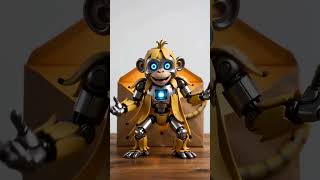 Banana + Robot Inside the Envelope = Dancing Robo-Monkey! 🍌🤖🐒