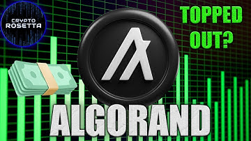 ANOTHER RALLY TO COME?  - ALGO ALGORAND Price UPDATE - Technical Analysis and Elliott Wave Analysis