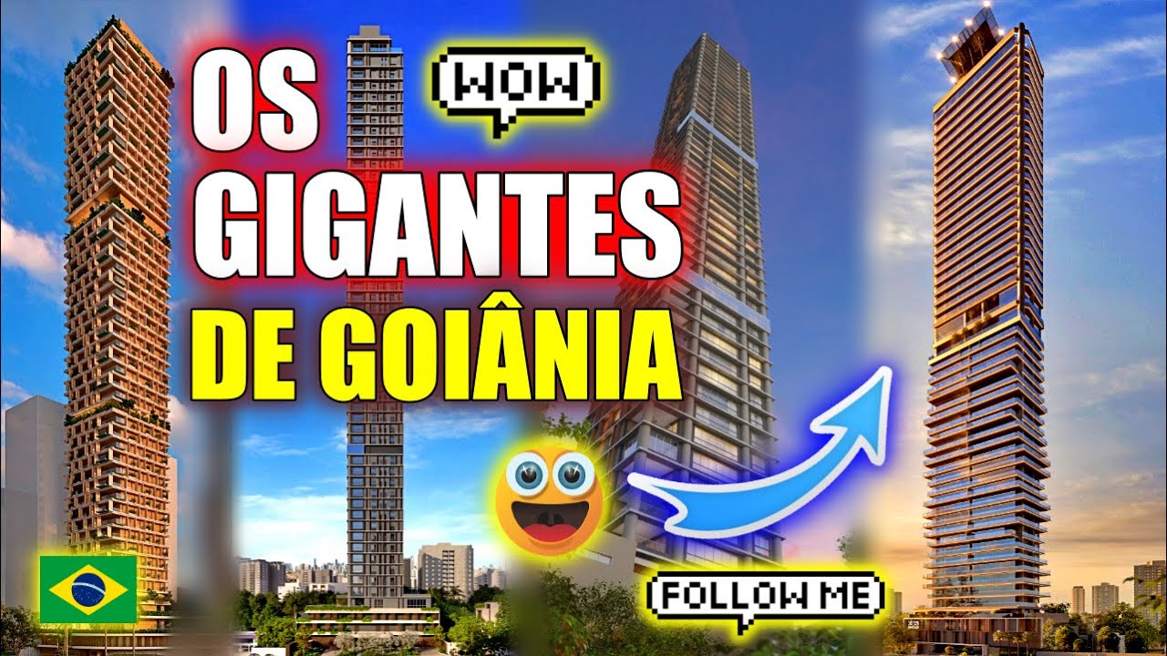 TOP 10 ⭐ OS MAIORES EDIFÍCIOS DE GOIÂNIA EM 2025 - 3º MAIOR MERCADO IMOBILIÁRIO DO BRASIL ⭐#obras