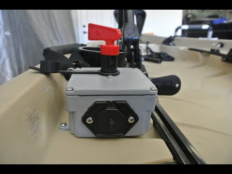 DIY Kayak 12V Trolling Motor Power Plug and Kill Switch Junction Box