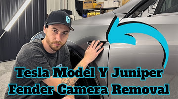 How To Tesla Model Y Juniper Front Fender Camera in one minute