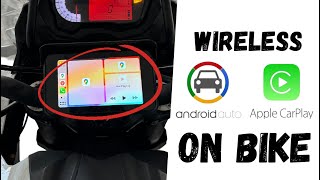 Wireless Android Auto and Apple Carplay on Bike | Ft. Benelli TRK 502 | #51