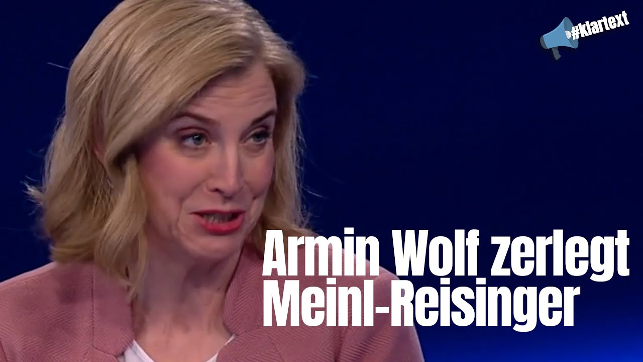 Armin Wolf zerlegt Meinl-Reisinger