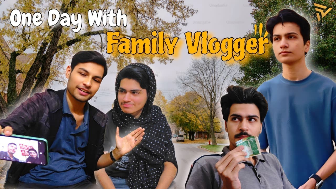 One Day with Family Vlogger | Filmy Vynz | Comedy Skit