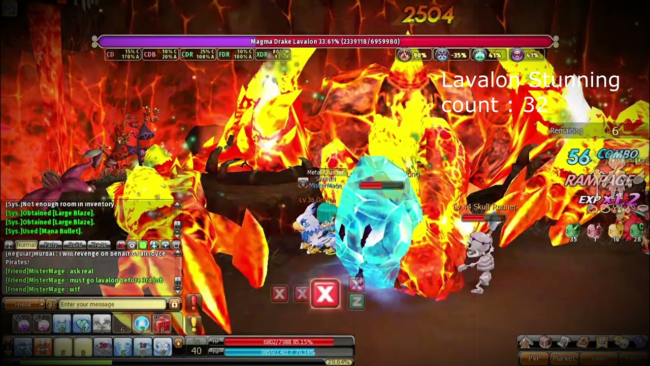 40min Solo lavalon - Dragonsaga