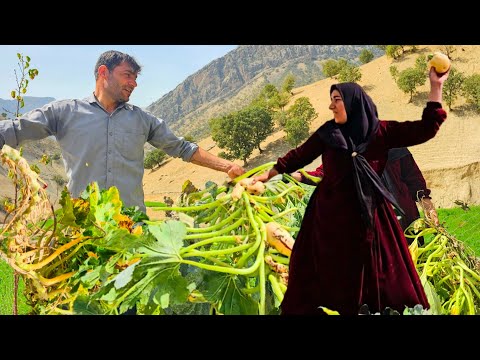 🌿 Traditional Kashk Soup & Farm Work | Salahadin Prunes Trees and Prepares the Land 🌳🏡