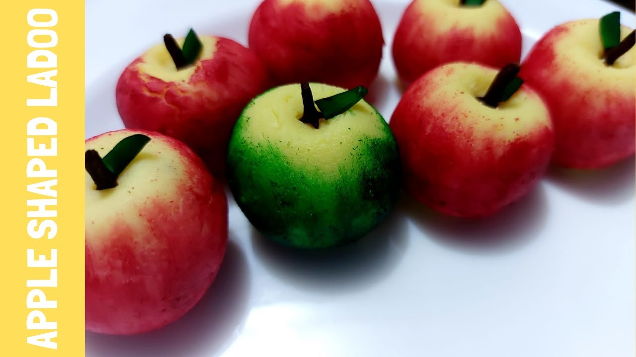 Apple Ladoo |  Ladoo Dilait | Apple Shaped Milk Ladoo | Ladoo Pomme | Divali Sweets| Mauritius | TTK