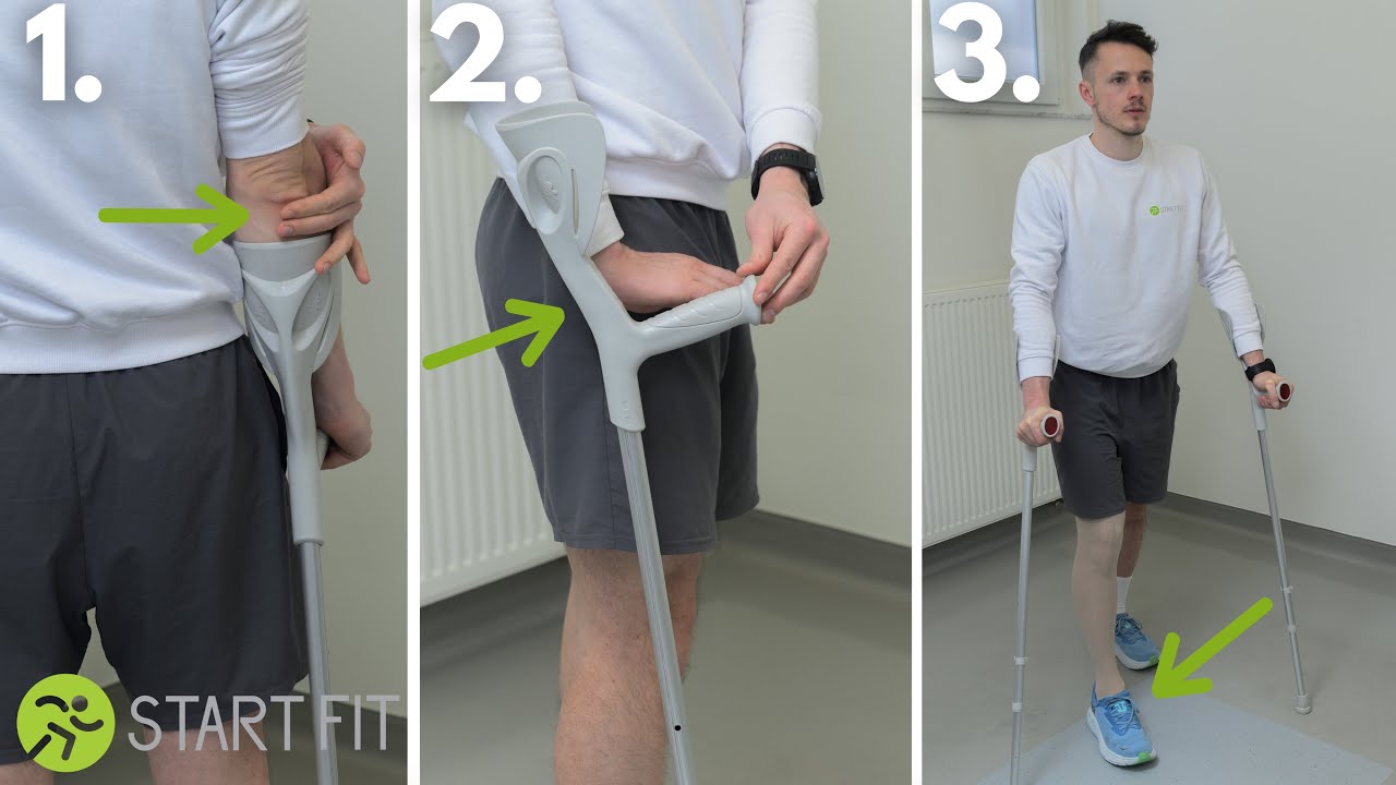 Hoja z berglami po operaciji kolena - Varna uporaba bergel po poškodbi ali operaciji menjave kolena