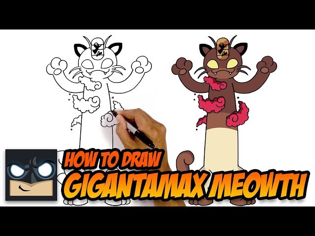 COMO DESENHAR O GIGANTAMAX PIKACHU  HOW TO DRAW THE GIGANTAMAX PIKACHU 