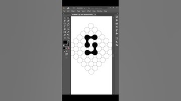 Using ellipse tools to creat Logo in Adobe Illustration