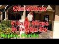 Christmas At Village Shops On Venetian Bay. Naples, Florida [4K]