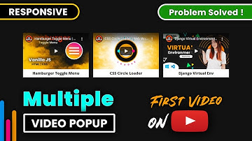Responsive Multiple Video Popup Using jQuery | YouTube