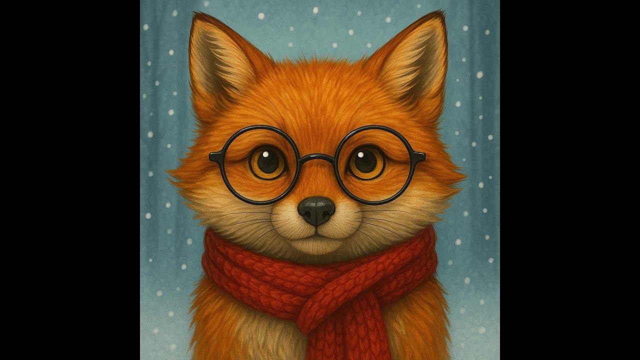 Cozy Winter Study Timer ️ | Focus Fox Under the Falling Snow - YouTube