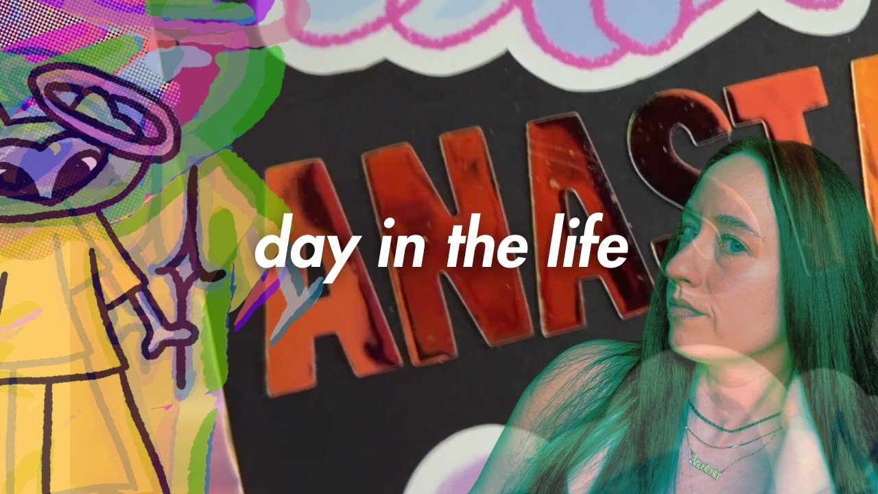day in the life artist vlog ! art, decorating my sketchbook, & making ...