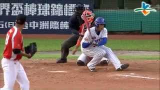 20140802-2 爆米花 威達vs崇越 三下 班尼連投出三個三振 讓崇越三上三下