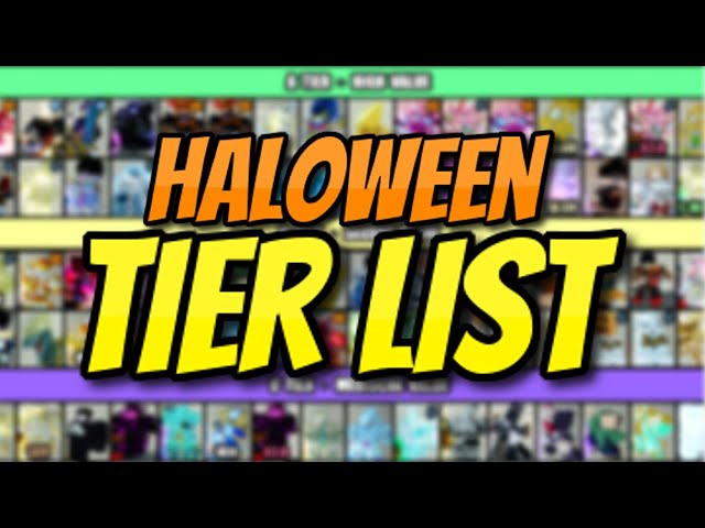 Create a YBA 2022 Halloween Tier List - TierMaker