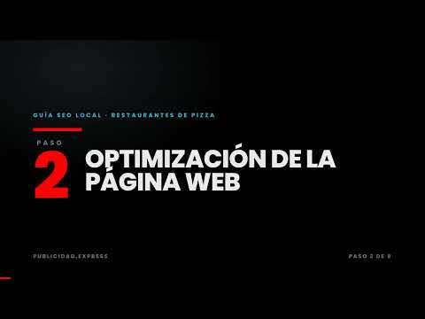 Step 2: Website optimization