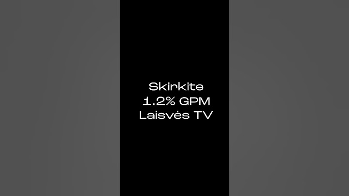 Skirkite savo 1,2% Laisvės TV!