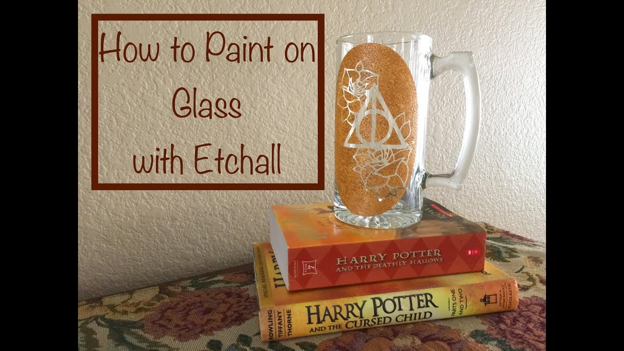 How to Etch Glass the Easy Way (Armour Etch & Vinyl Decals!) 