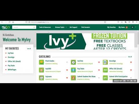 How to navigate MyIvy