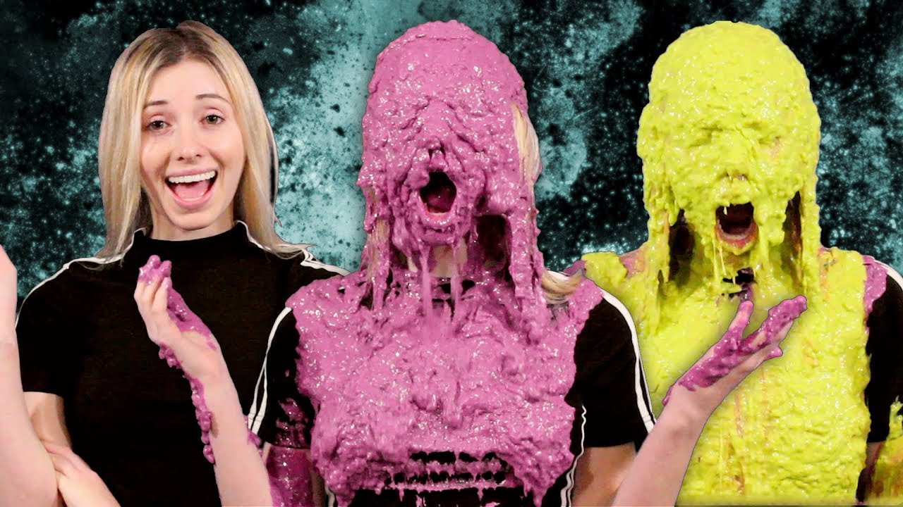 Eden Gets The Purple and Green Goop! - Eden may not appreciate being the testing ground for our Goop, but she sure deserved every minute of this messy makeover!  
