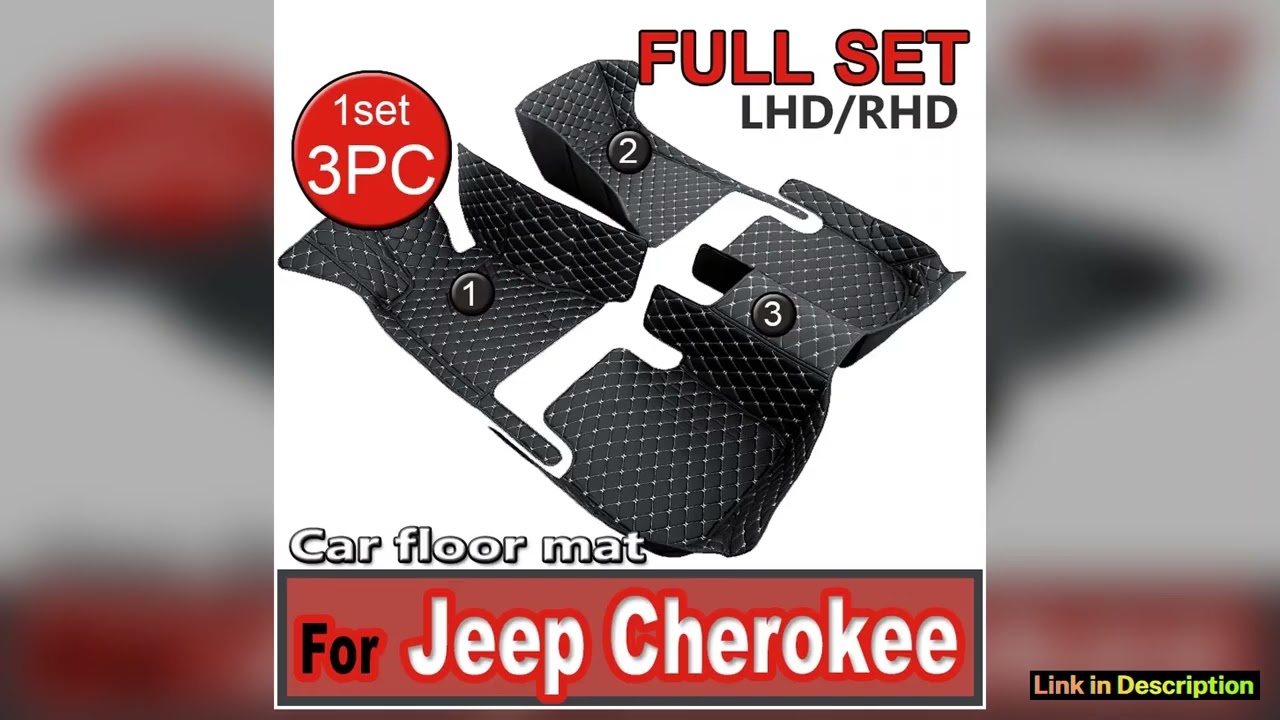 Car Floor Mats For Jeep Grand Cherokee WJ 1999 2000 2001 2002 2003 2004 Leather Mat Covers Floors C