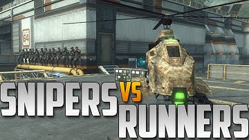 Very Dirty Snipers vs Runners  (Border Patrol)