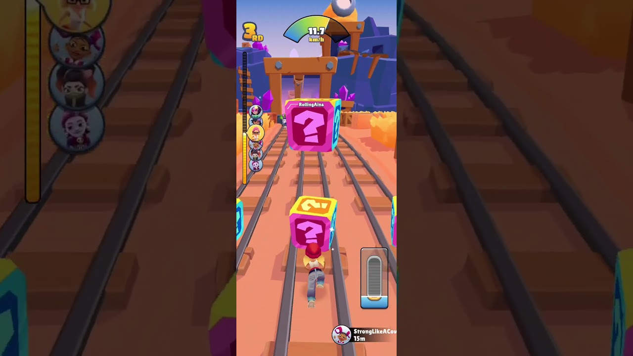 Surprisingly I won the race at the end 