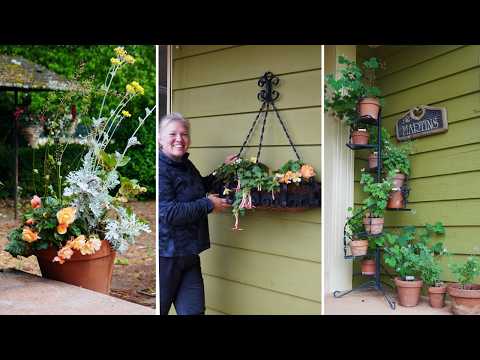 Repurposing Garden Art | A Visit from Heirloom Roses.