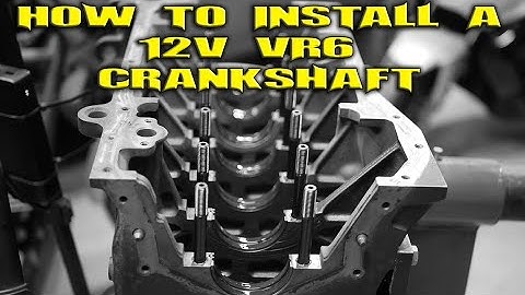VR6 Crank Install - Patreon Built VRT!